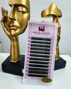 Pre-made eyelashes 3D W 0.10 (undoubled)