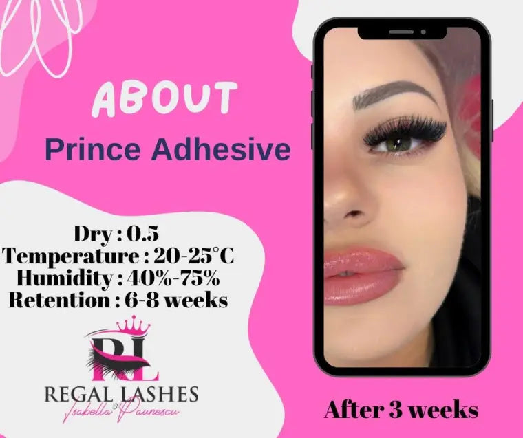 Adeziv pentru gene Prince Regal Lashes Imagine secundară a produsului